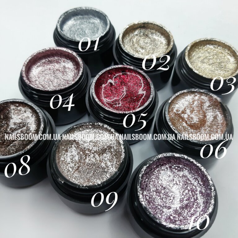 Гель-фарба Nail Apex Brilliance №05 (червоний бриліант), 5 мл