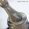 Світловідбиваючий гель-лак Saga Fiery 06 (золото), 8 мл