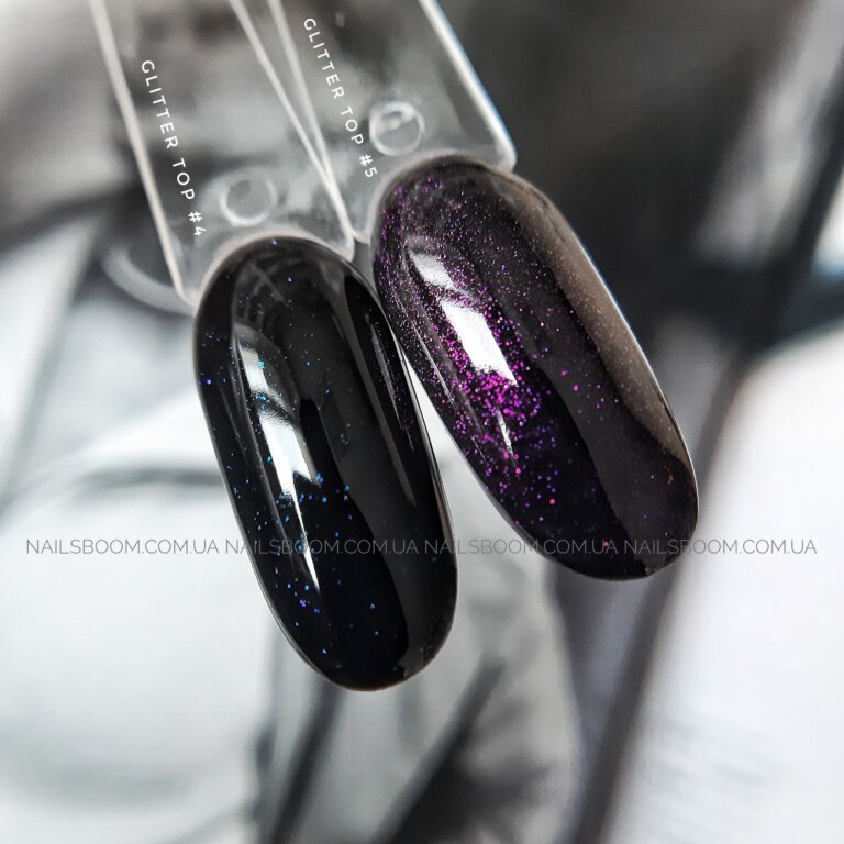 Гліттерний топ MOON Full Glitter Top Violet №5, 8 мл