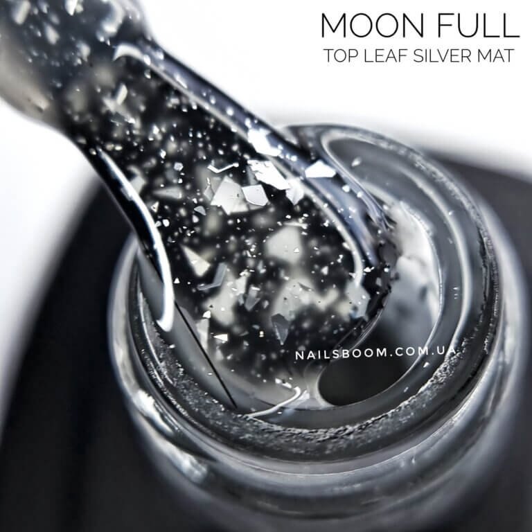 Топ з хлоп'ями MOON Full Leaf Silver Mat, 8 мл