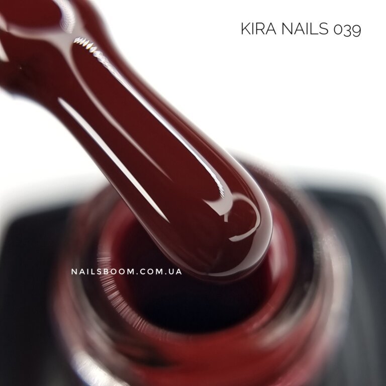 Гель-лак Kira Nails №039 (коричневий, емаль), 6 мл
