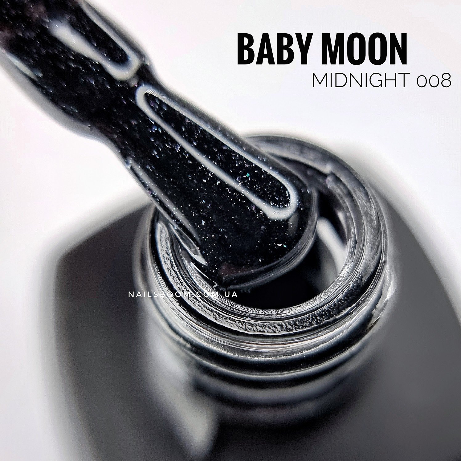 Гель-лак Baby Moon MIDNIGHT 008, 6 мл