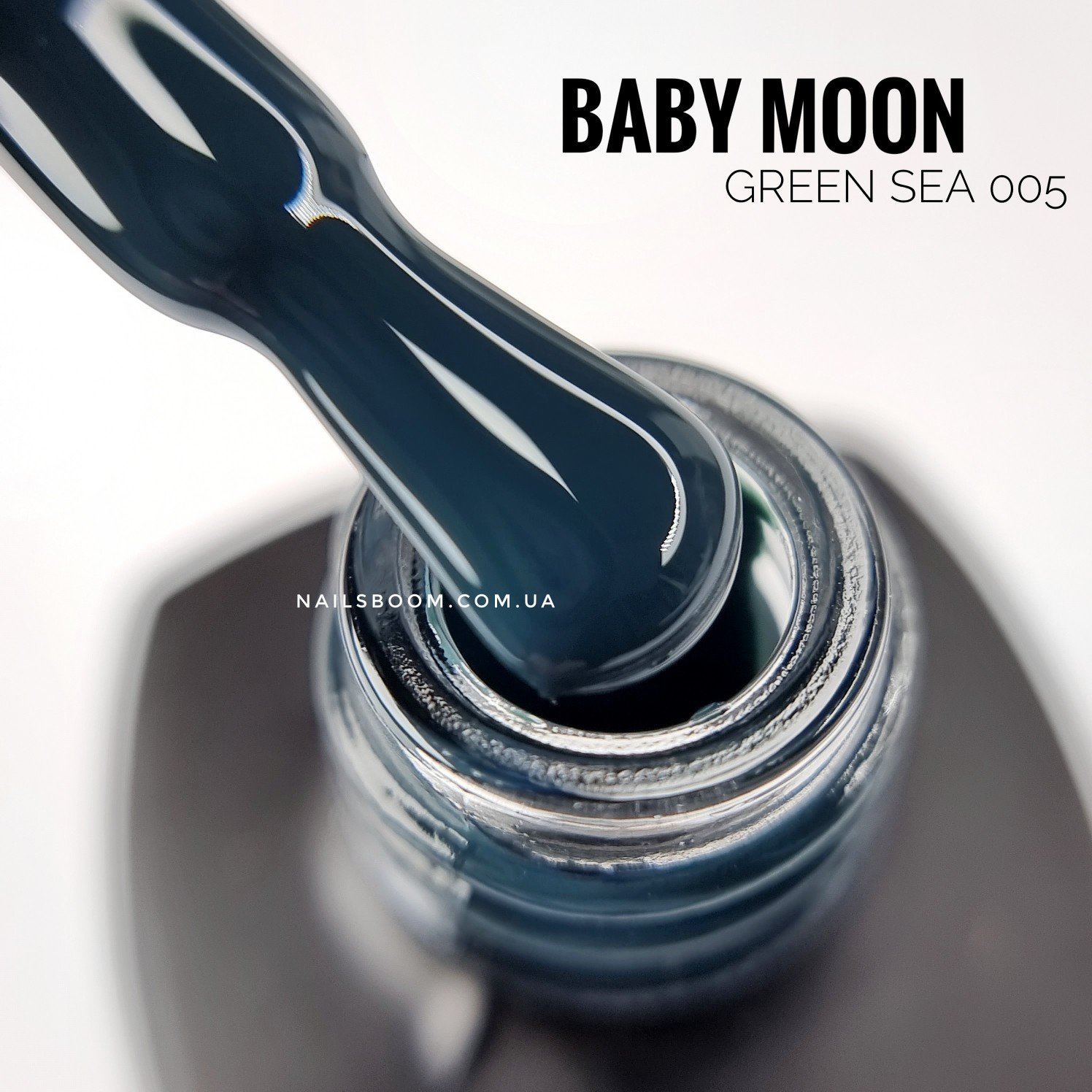 Гель-лак Baby Moon GREEN SEA 005, 6 мл