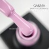 Гель-лак GA&MA Basic collection 004 блідо-рожевий, 10 мл
