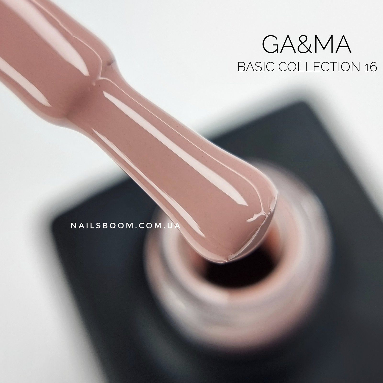 Гель-лак GA&MA Basic collection 016 беж, 10 мл