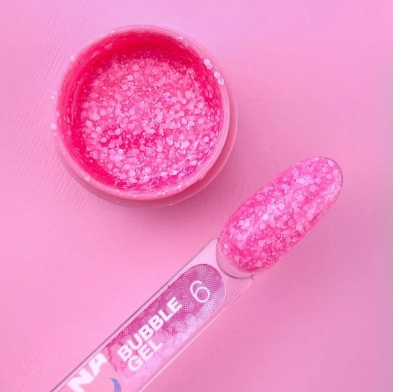 Глітерний гель LUNA BUBBLE Gel 06, 5 мл