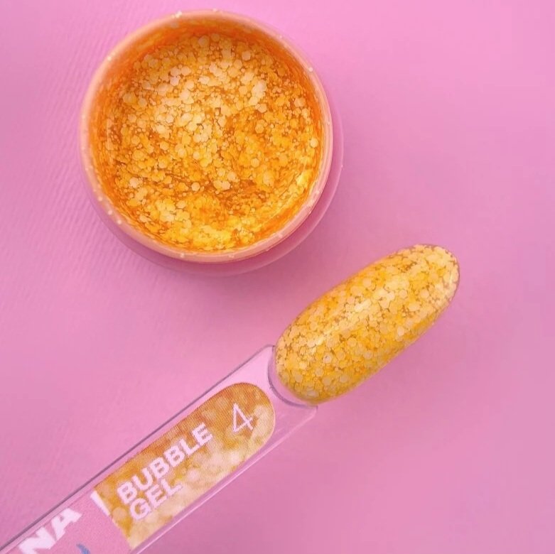 Глітерний гель LUNA BUBBLE Gel 04, 5 мл