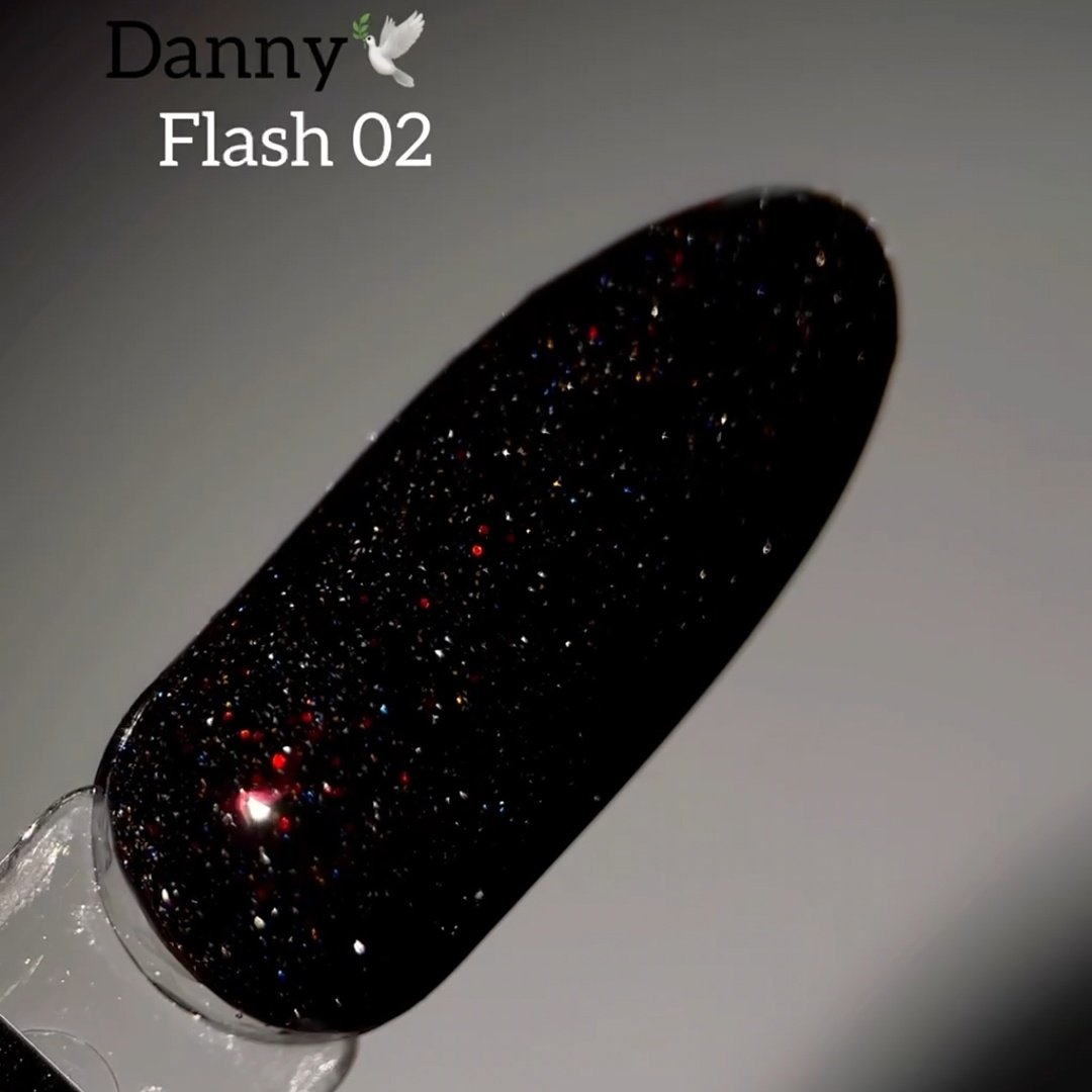 Світловідбиваючий гель-лак Danny Flash 02, 10 мл