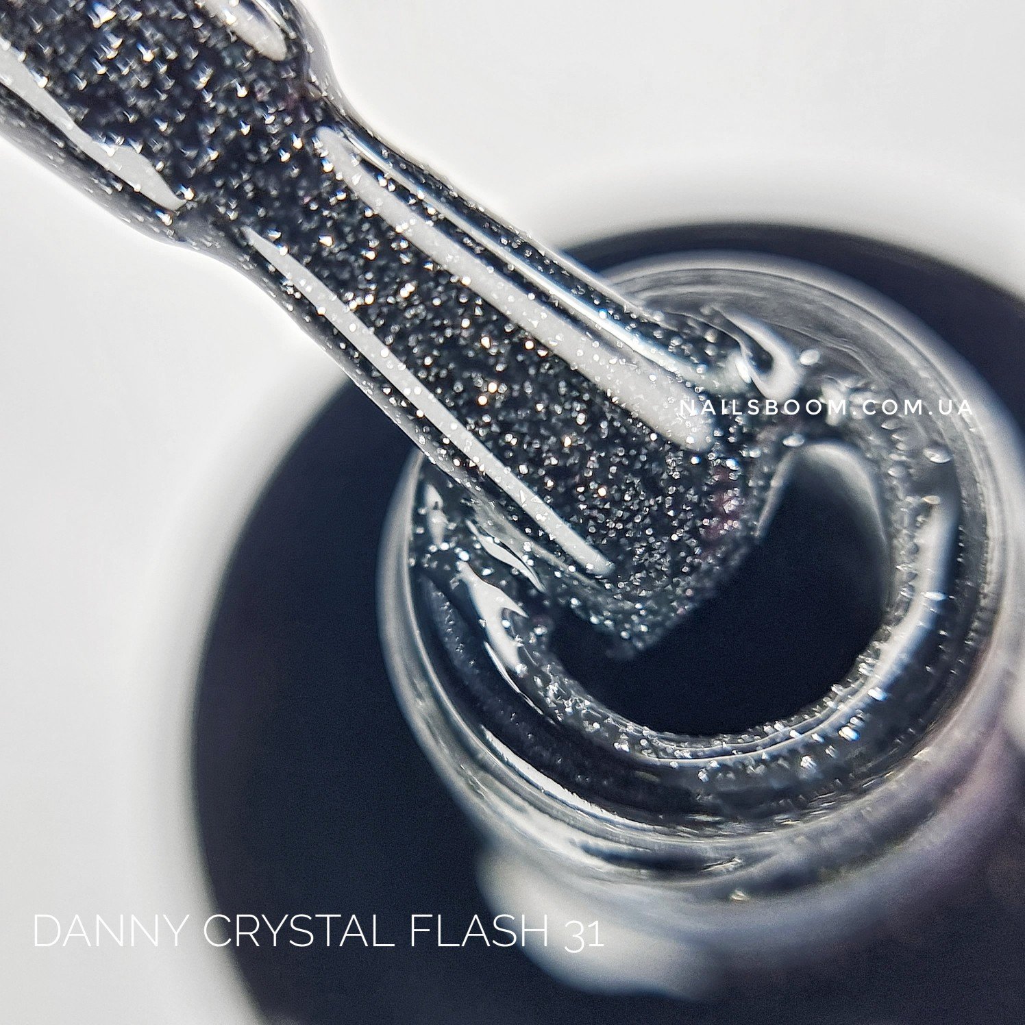 Світловідбиваючий гель-лак Danny Crystal Flash №31, 10 мл