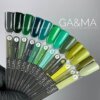Гель-лак GA&MA Basic collection 029 темний зелений, 10 мл