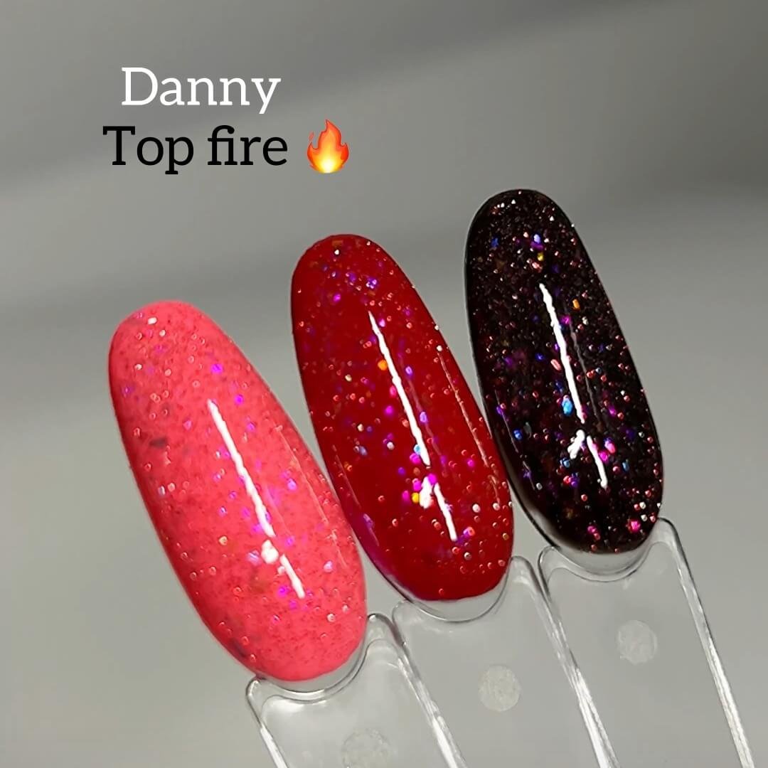 1000058575-01 Світловідбиваючий топ Danny Fire 01 (рожевий), 12 мл