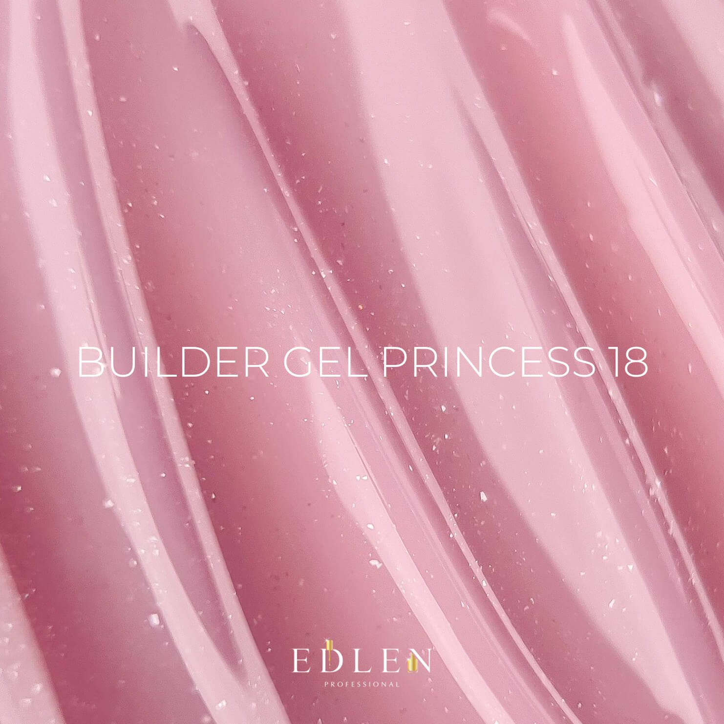 builder gel princess 18 - 1 Камуфлюючий гель EDLEN Builder Gel Princess 018, 15 мл