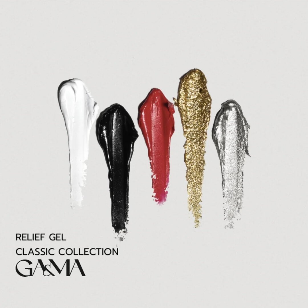 Гель-паста GA&MA Relief Gel Classic Collection, 5 мл