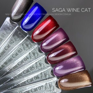 26CB76D8-3C3B-4C25-B1EC-63F8314598CE Гель-лак котяче око Saga Cat Shine, 8 мл