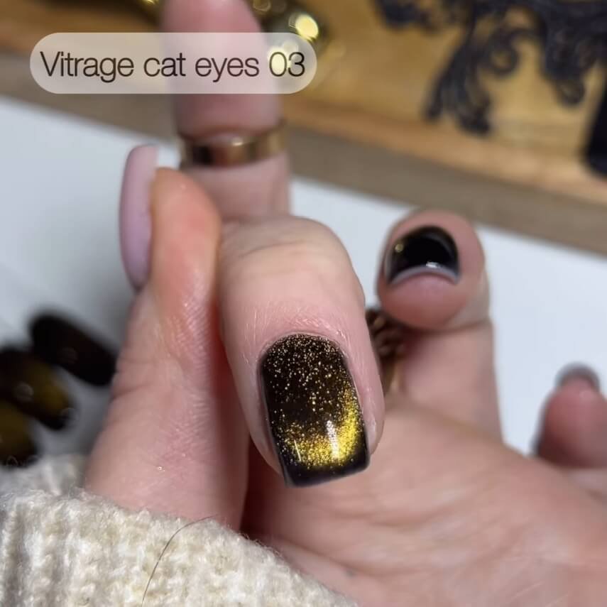 20250109_120822 Гель-лак котяче око Danny Vitrage cat eye 03, 8 мл
