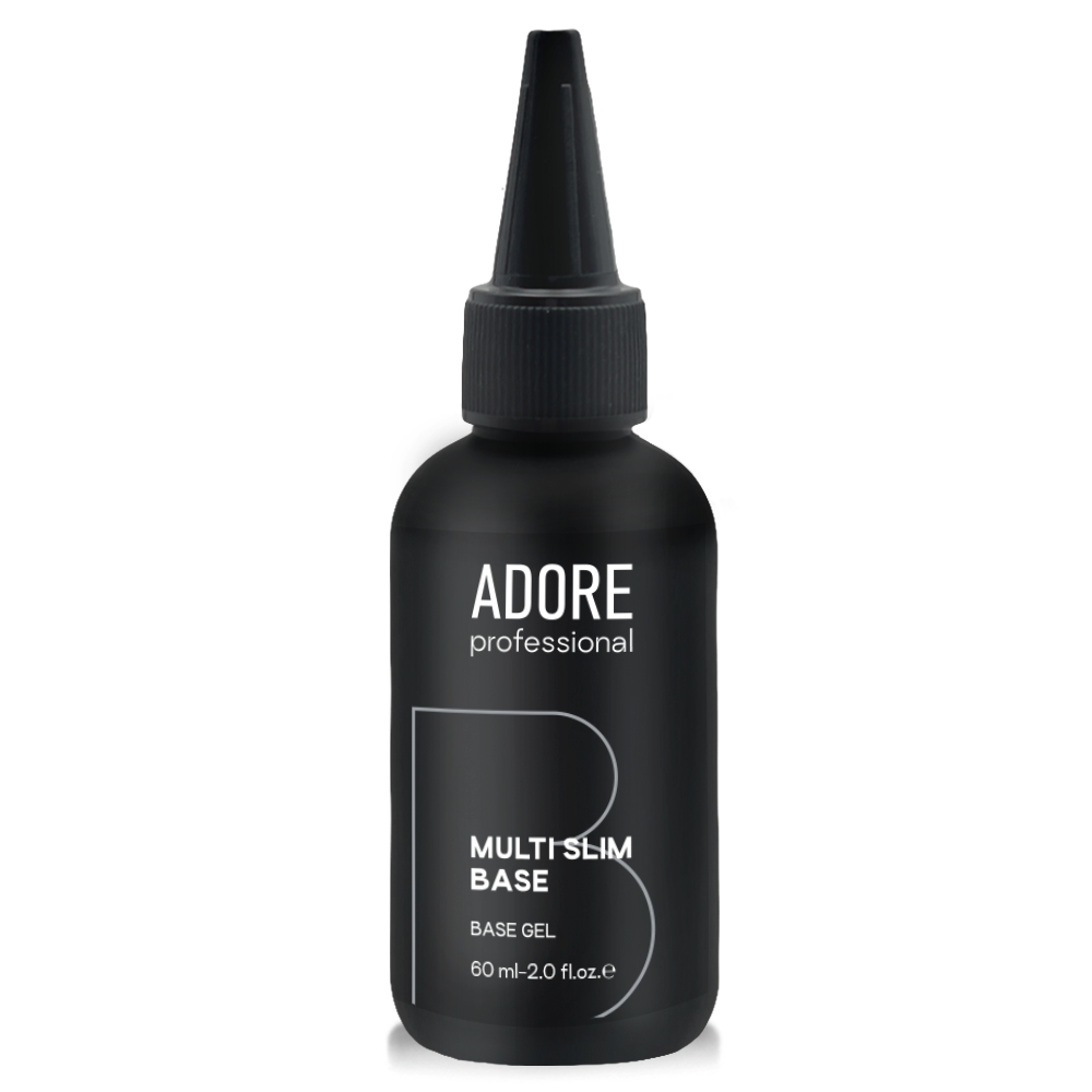 Multi_Slim Base_60ml_front Базове покриття ADORE PROFESSIONAL Multi slim base, 60 мл
