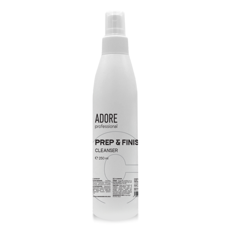 PREP FINISH 250ml Знежирювач ADORE PROFESSIONAL Prep&Finish, 250 мл