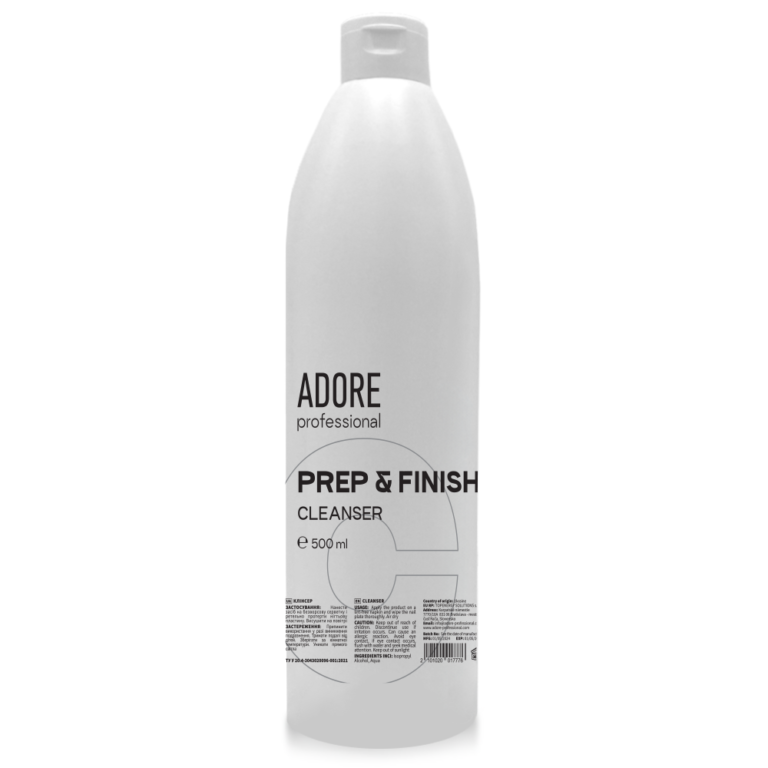 PREP FINISH 500 ml Знежирювач ADORE PROFESSIONAL Prep&Finish, 500 мл
