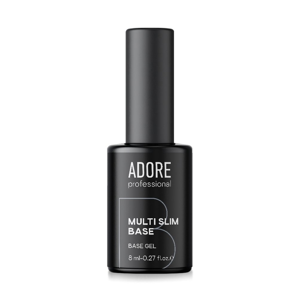 multi slim base_8ml_front Базове покриття ADORE PROFESSIONAL Multi slim base, 8 мл