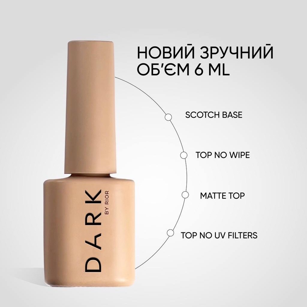 IMG_5646 Матовий топ DARK Matte Top, 6 мл