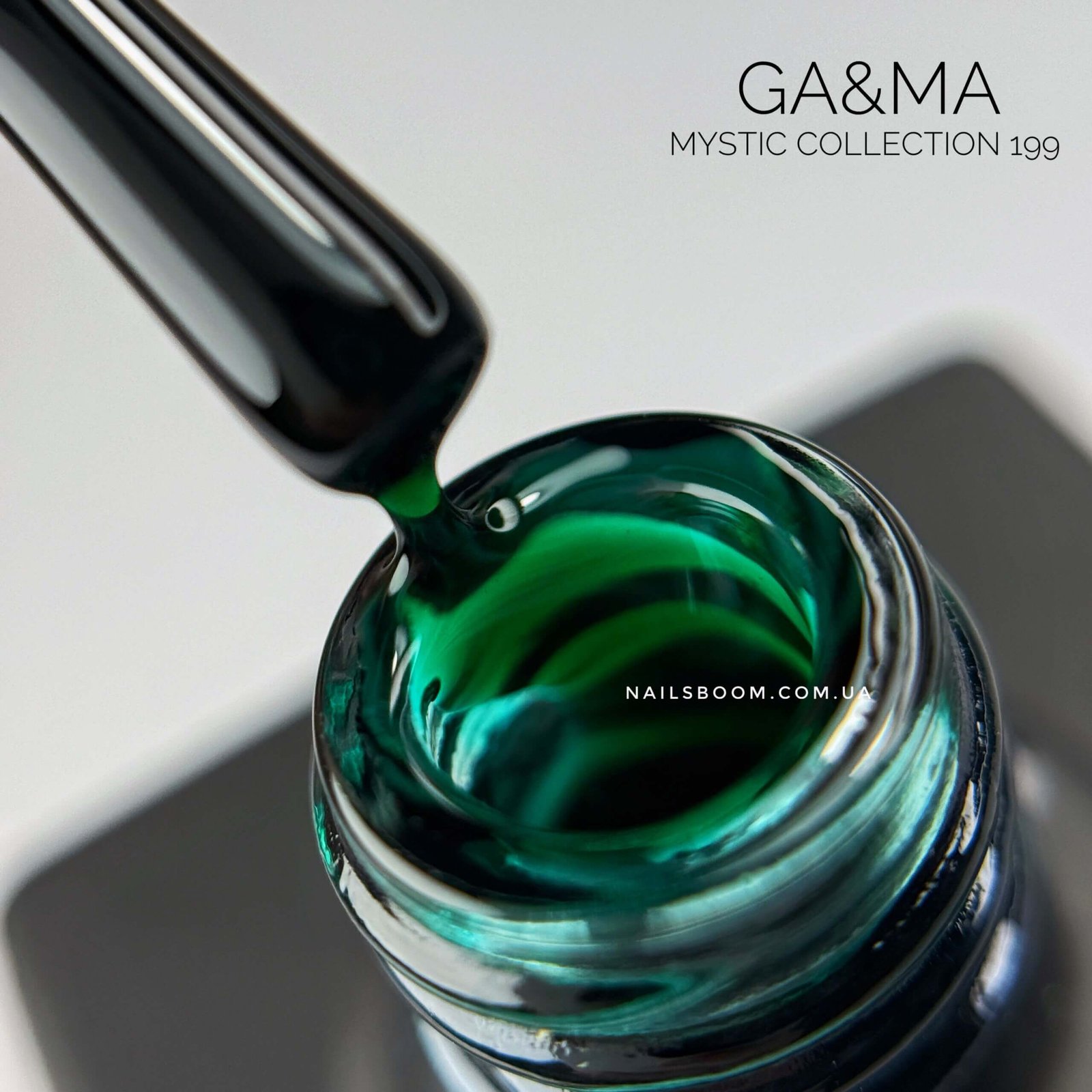 Гель-лак вітражний GA&MA Mystic collection 199 Zmiy, 10 мл