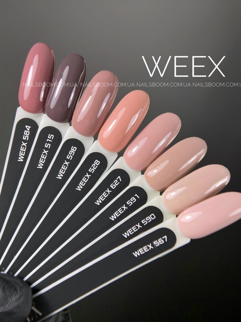 Гель-лак для нігтів WEEX 596, 11 мл