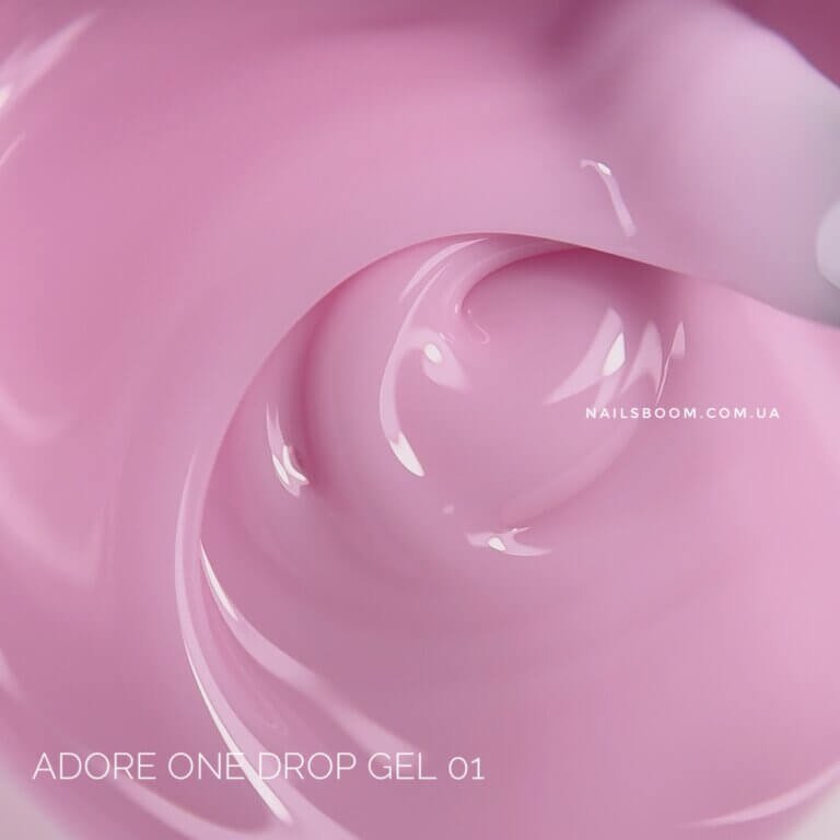 IMG_0339 Камуфлюючий гель ADORE PROFESSIONAL ONE DROP gel 01 - Pink Kiss, 30 мл
