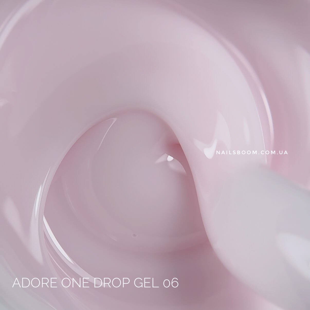 IMG_0360 Камуфлюючий гель ADORE PROFESSIONAL ONE DROP gel 06 - Rose Water, 30 мл