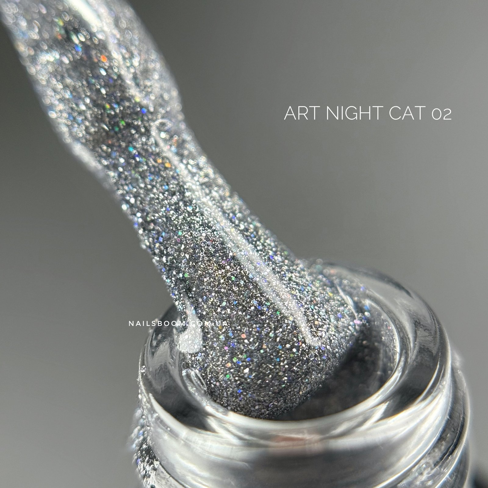 IMG_5039 Світловідбиваючий гель-лак котяче око ART Night Cat 02, 6 мл