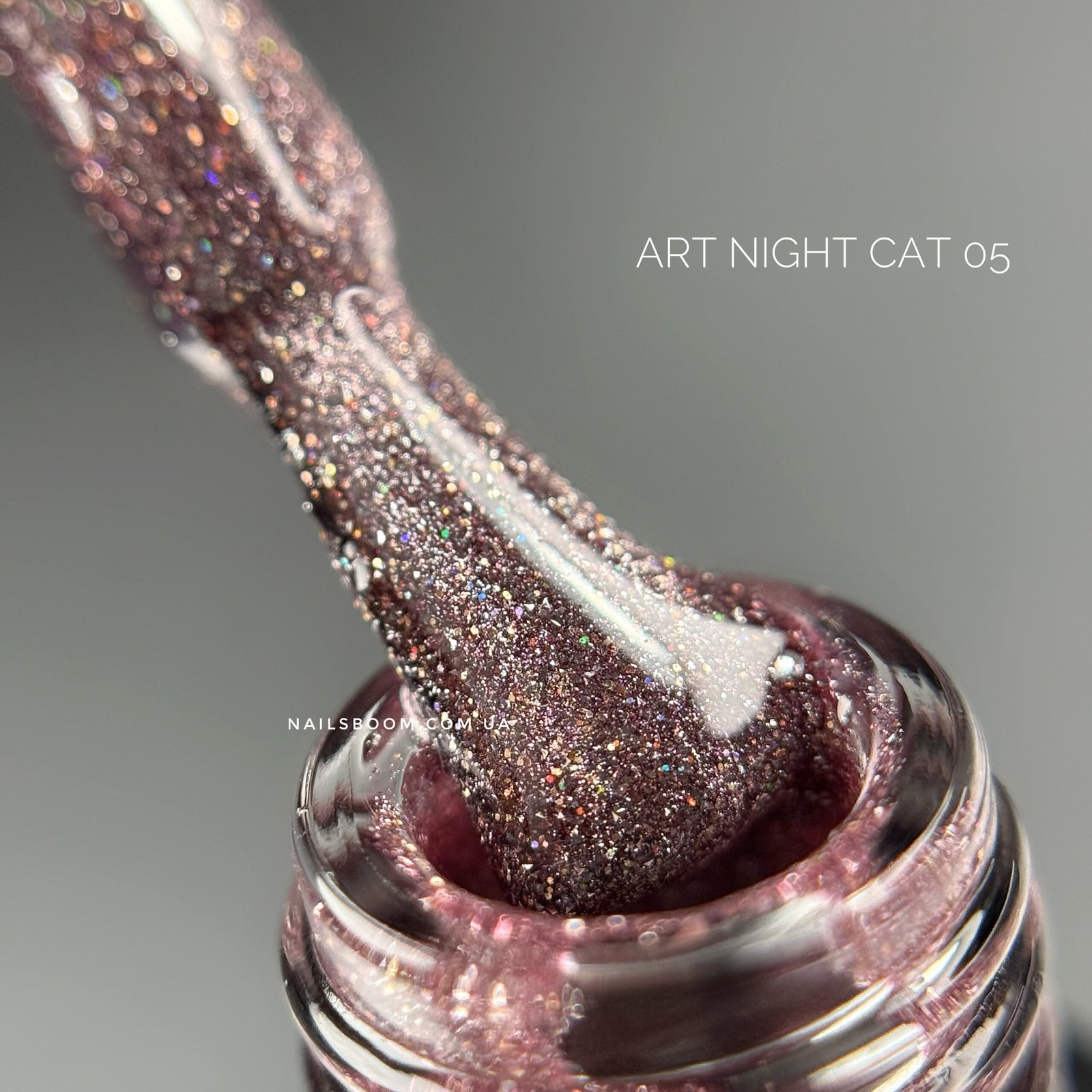 IMG_5042 Світловідбиваючий гель-лак котяче око ART Night Cat 05, 6 мл