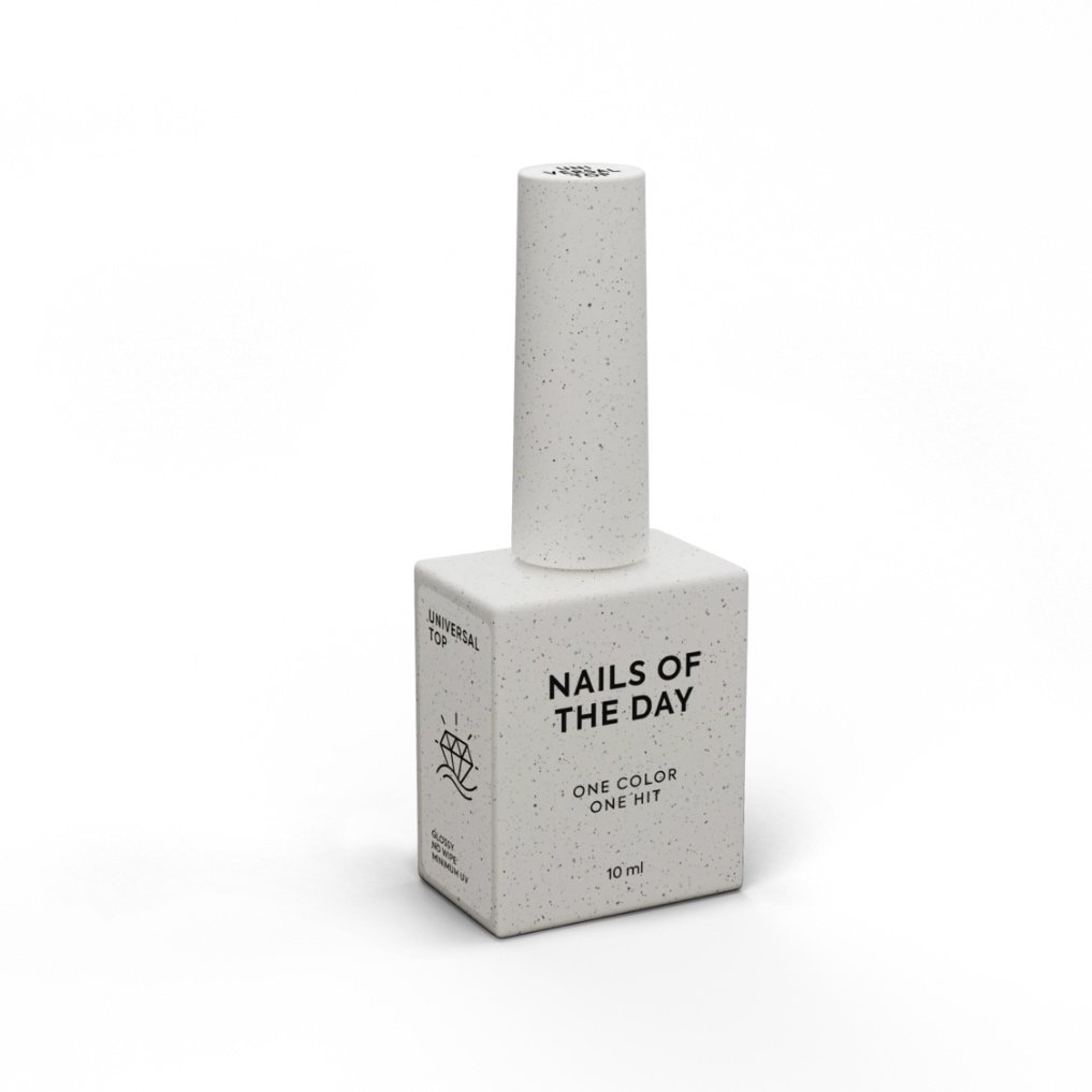 Топ без липкого шару (має помірний УФ фільтр) NAILS OF THE DAY Universal top, 10 мл