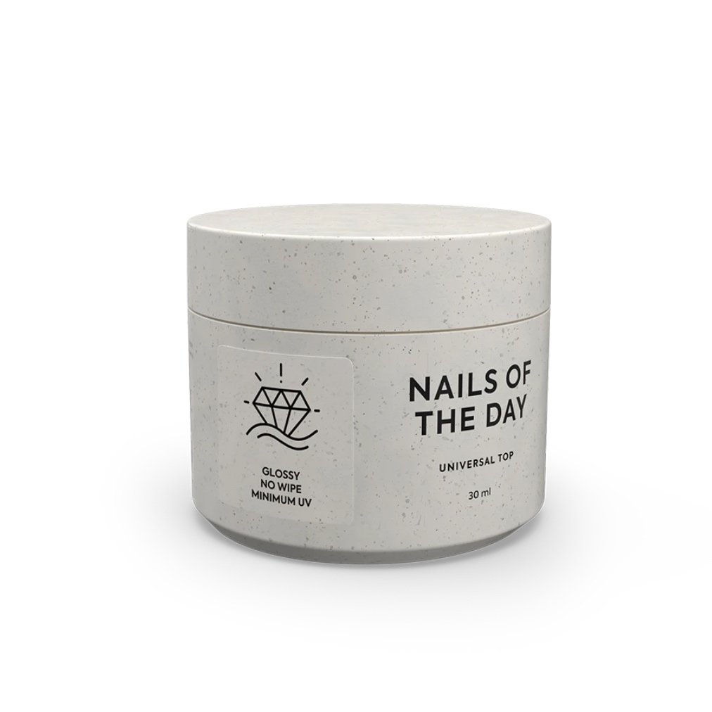 Топ без липкого шару (має помірний УФ фільтр) NAILS OF THE DAY Universal top, 30 мл