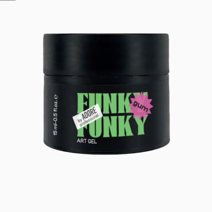 IMG_7306 Гель-жуйка прозора ADORE Professional Funky Gum, 15 мл (баночка)