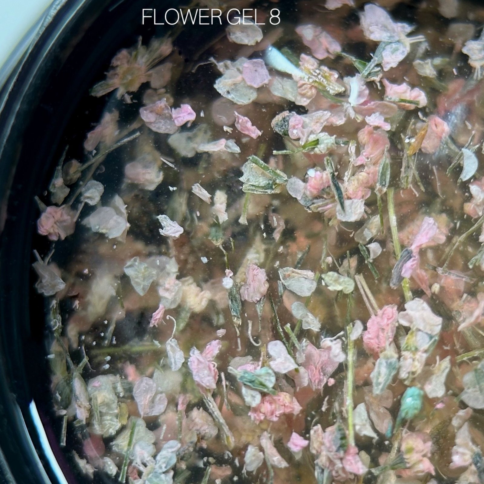 Гель-лак з сухоцвітами Saga Flower 08, 5 мл