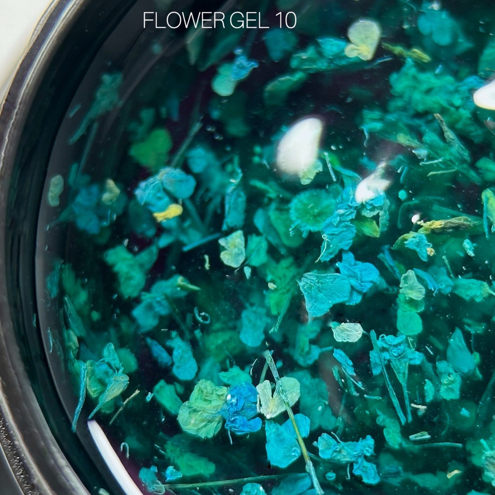 Гель-лак з сухоцвітами Saga Flower 10, 5 мл
